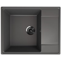Мойка кухонная ULGRAN Quartz Prima 605-09, асфальт Prima 605-09