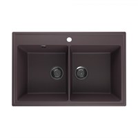 Мойка кухонная ULGRAN Quartz Ruma 780-06, трюфель Ruma 780-06