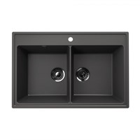 Мойка кухонная ULGRAN Quartz Ruma 780-09, асфальт Ruma 780-09