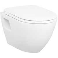 Унитаз Creavit Terra TP325-11CB00E-0000 подвесной Белый без сиденья TP325-11CB00E-0000