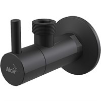 Запорный вентиль Alcaplast ARV003-BLACK угловой Черный матовый ARV003-BLACK