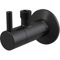 Запорный вентиль Alcaplast ARV001-BLACK угловой Черный матовый ARV001-BLACK