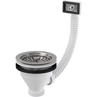 Выпуск для кухонной мойки Alcaplast A38 Нержавеющая сталь A38