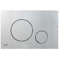 Клавиша смыва Alcaplast Thin M672 Хром матовая M672