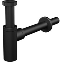 Сифон для раковины Alcaplast A400BLACK Черный матовый A400BLACK