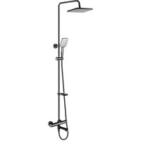 Душевая система Swedbe Hermes 5117B с термостатом Черная матовая sw_5117B
