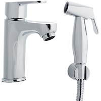 Смеситель для раковины Swedbe Olymp 1860 с гигиеническим душем Хром sw_1860