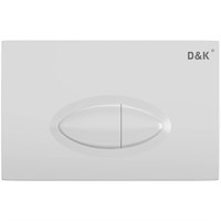 Клавиша смыва D&K Rhein,Marx DB1399016, цвет белый DB1399016