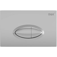Клавиша смыва D&K Rhein,Marx DB1399002, цвет хром матовый DB1399002