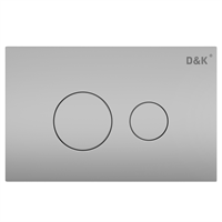 Клавиша смыва D&K Venice DB1029002, хром матовый DB1029002