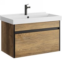 Подвесная тумба под умывальник AQWELLA Urban , 76,5см  (URB0108DB) (Код товара: 986076) URB0108DB