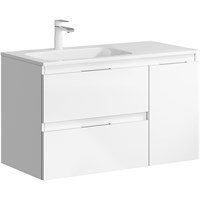 Подвесная тумба под умывальник AQWELLA Accent , 91,4см  (ACC0109LW) (Код товара: 986237) ACC0109LW