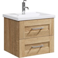 Подвесная тумба под умывальник AQWELLA Foster , 56см  (FOS01062DS) (Код товара: 986115) FOS01062DS