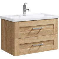 Подвесная тумба под умывальник AQWELLA Foster , 77см  (FOS01082DS) (Код товара: 986118) FOS01082DS
