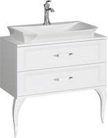 Напольная тумба под умывальник AQWELLA LaDonna , 85см  (LAD0108W) (Код товара: 986097) LAD0108W