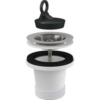 Выпуск для кухонной мойки Alcaplast A34 Нержавеющая сталь A34
