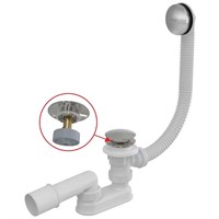 Слив-перелив Alcaplast AG210135160 (A504CKM) Click-Clack Хром Белый A504CKM