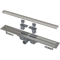 Alcaplast APZ1SMART-LINE Водоотводящий желоб с перфорированной решеткой 550 мм APZ1SMART-LINE-550 (тут) APZ1SMART-LINE-550