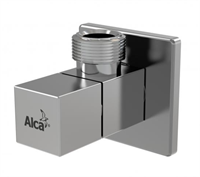 Угловой вентиль Alcaplast Alcaplast G1/2x1/2", квадратный, хром ARV004