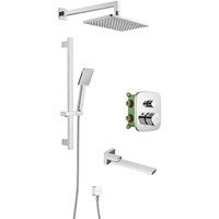 Душевая система Swedbe Platta 5562 с термостатом Хром sw_5562