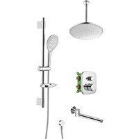 Душевая система Swedbe Platta 5561 с термостатом Хром sw_5561