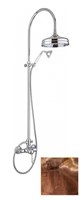 Душевая колонна Margaroli Classica RU1006AA01BR со смесителем, бронза RU1006AA01BR