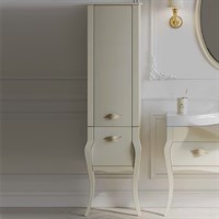 Шкаф пенал Clarberg Borgia 48 BOR0548BG Слоновая кость Патина золото BOR0548BG