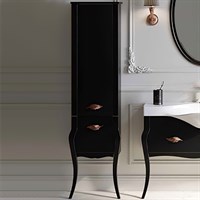Шкаф пенал Clarberg Borgia 48 BOR0548BLK Черная Патина медь BOR0548BLK