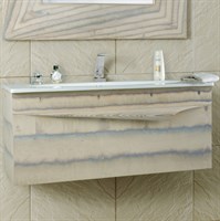Тумба под раковину Clarberg Papyrus Wood 100 Pap-w.01.10/LIGHT подвесная Светлое дерево Pap-w.01.10/LIGHT