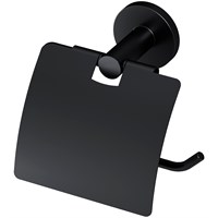 Держатель туалетной бумаги AM.PM X-Joy A85A341422 с крышкой, Черный матовый A85A341422