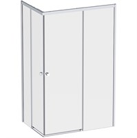 Душевой уголок AM.PM X-Joy 120х80 W94G-403-12080-MТ профиль, Хром матовый стекло прозрачное W94G-403-12080-MТ