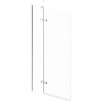 Шторка на ванну AM.PM Tender 80 W45BS-D3W5-140CT профиль Хром матовый стекло прозрачное W45BS-D3W5-140CT