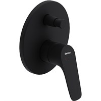 Смеситель для душа Damixa Jupiter 777100300, Черный матовый 777100300