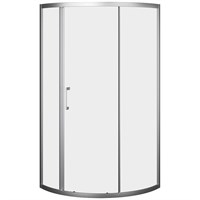 Душевой уголок AM.PM Tender Solo Slide 90x90 W45G-315-090TM профиль Хром матовый стекло прозрачное W45G-315-090TM