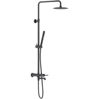 Душевая система Damixa Scandinavian Pure 936740300, Черная матовая 936740300