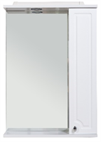 CRETE 60 Белый глянец Зеркало со шкафчиком CRM35060W