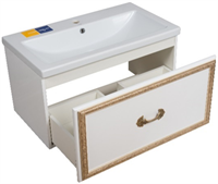 Тумба RUSH подвесная BIANKI 80 (д/раковины Сomo 80) (BIS76180W) BIS76180W