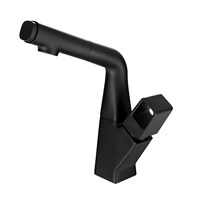 Смеситель Lemark Soul LM6008BL для кухонной мойки, с вытяжным изливом, черный LM6008BL