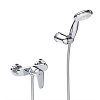 Смеситель Lemark Point LM0303C для душа, с душевым гарнитуром, хром LM0303C