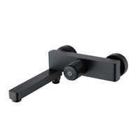 Смеситель IDDIS для ванны с управлением Push Control черный матовый Slide (SLIBLBTi02WA) SLIBLBTi02WA