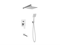 Душевая система ESKO скрытого монтажа 7в1 Squared Chrome (7in1 SQ) 7in1 SQ