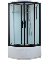Душевая кабина Timo Standart Black 90*90*220  (T-6690B) T-6690B
