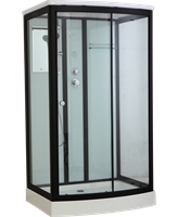 Душевая кабина Timo Standart Black 120*90*220  (T-6615B) T-6615B