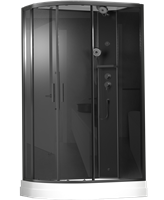 Душевая кабина Timo Premium ILMA Black 120*80*222 (ILMA902RB) ILMA902RB