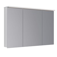 Шкаф зеркальный Lemark Zenon 120 х 80 см, подвесной, с LED-подсветкой, теплый свет, цвет корпуса белый глянец, LM120ZS-Z LM120ZS-Z