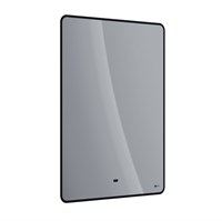 Зеркало Lemark Mioblack 60 х 80 см, с подсветкой, с подогревом, рама черная, LM60ZM-black LM60ZM-black