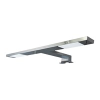 Светильник Lemark Universal 40 см, подвесной, металлический, с подсветкой, цвет хром, LM40SV LM40SV