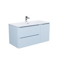 Тумба с умывальником, подвесная, 100 см,голубой, Edifice, IDDIS подходит умыв. 0101000i28 (EDI10B0i95K) EDI10B0i95K