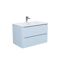 Тумба с умывальником, подвесная, 80 см, голубой, Edifice, IDDIS подходит умыв. 0108000i28 (EDI80B0i95K) EDI80B0i95K