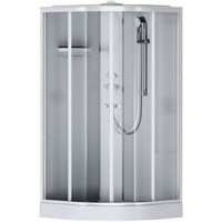 W94C-401-100MT X-Joy кабина душевая  100x100, 1/4 круга,  профиль мат.хром, стекло прозрачное W94C-401-100MT
